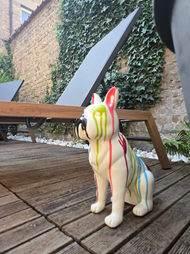 Loucé, la mascotte du jardin
